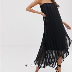 ASOS NWT Bandeau Midi Dress